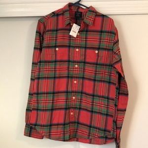 J. Crew Flannel shirt, size M